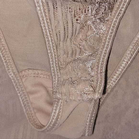 Blashe Pale Pink Lace Tank Top Bodysuit size L Large Blāshe - Picture 4 of 8